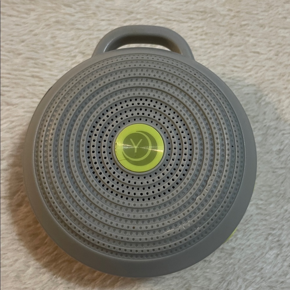 Hushh by Yoga Sleep Gray and Green Portable Sound Machine